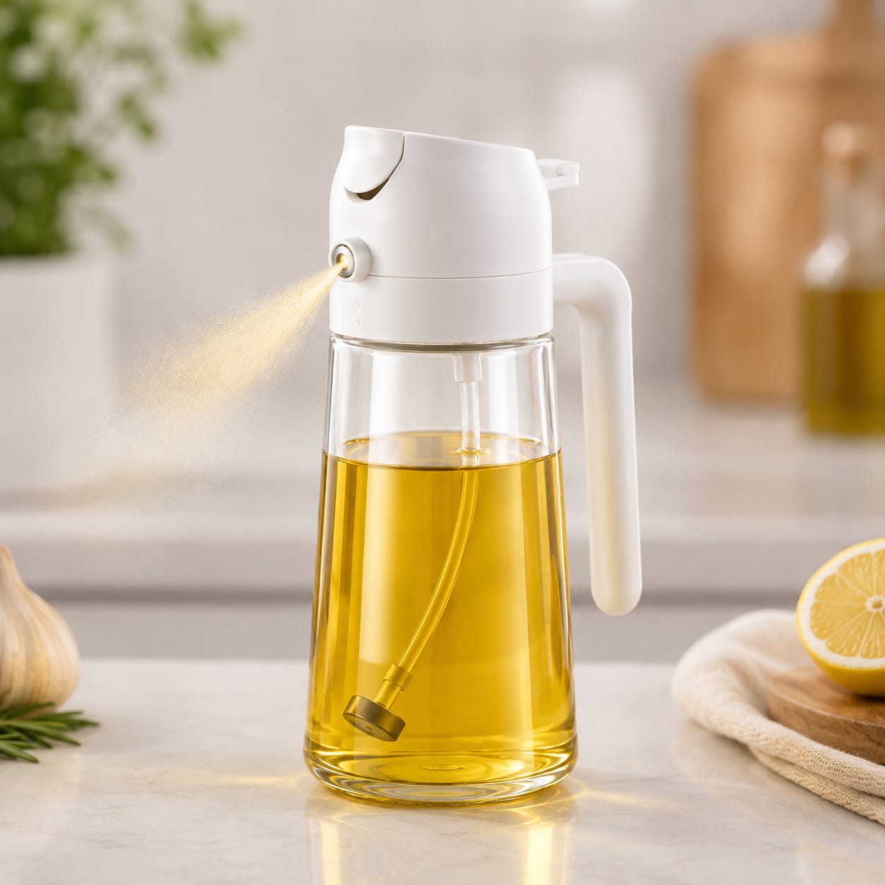 2-in-1 Oil Spray & Pour Bottle